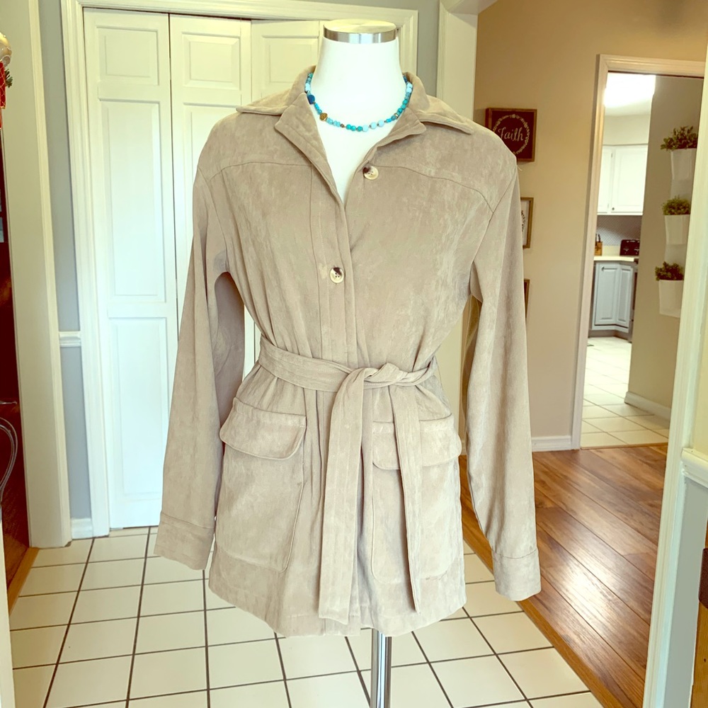 🌟Tan color soft blazer-